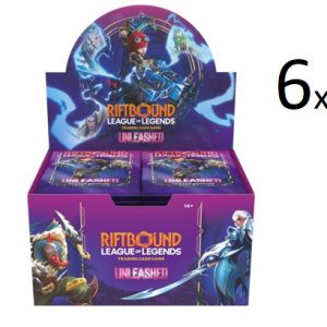 Pre Venta 08/05/2026. Riftbound: League of Legends TCG – Unleashed Booster Box CASE (6x Booster Box) (EN)