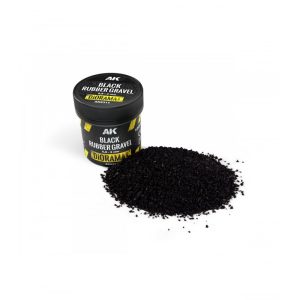 AK: Black Rubber Gravel 0,8-20mm (AK8311)