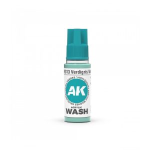 AK: Acrylic Wash – Verdigris Wash 18 Ml (AK19313)