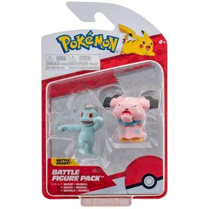 Pokémon Figura Combate Machop y Snubbull