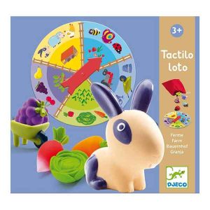 Djeco Educativo Loto Táctil Granja
