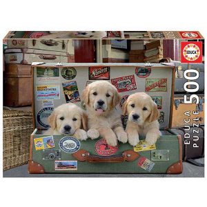 Puzzle 500p Cachorros Equipaje