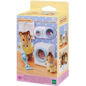 Sylvanian Families 5445 Set Lavadora Y Aspiradora