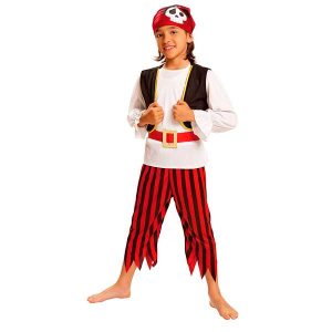 Disfraz Pirata Calavera Infantil 7-9 años