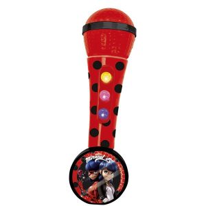 Microfono de Mano Ritmos y Luces Ladybug