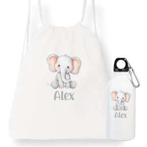 Pack Bolsa+Botella Elefante