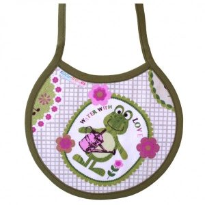 Babero Bosque Niña Ranita
